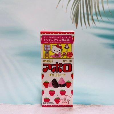 日本 Meiji 明治 阿波羅 草莓巧克力 46g