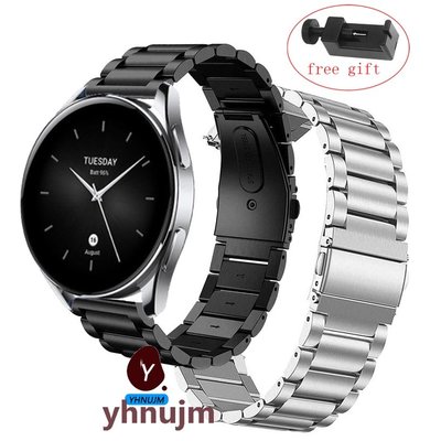 小米手錶 S2 金屬不銹鋼錶帶 腕帶 小米手錶 S2 46 毫米 42 毫米智能手錶手錶手鍊配件