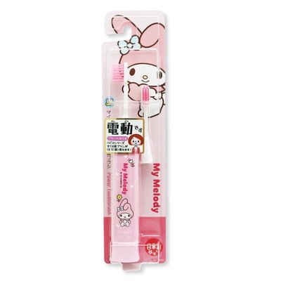 【牙齒寶寶】日本 阿卡醬 Akachan Minimum Hapica Hello Kitty 電動牙刷附刷頭2支 DB