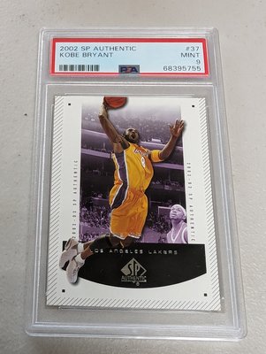 2002-03 SP Authentic #37 Kobe Bryant PSA9