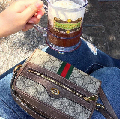 Gucci 517080 Ophidia GG Supreme bag 中型斜背包 現貨