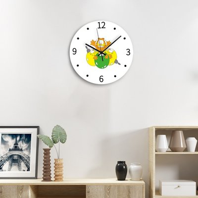 壁鐘熱賣 調皮加菲貓掛鐘 客廳臥室 創意家用靜音時鐘裝飾 個性