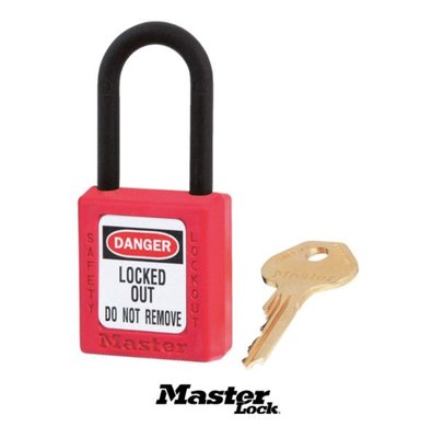 【原艾國際】瑪斯特Master Lock 絕緣安全鎖具(406MK系列) 每組鎖具不同鑰匙/有主鑰匙設計