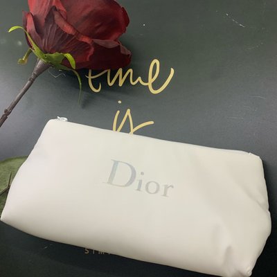 迪奧Dior白色化妝包