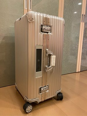 全新絕版品RIMOWA TOPAS 80E-Tag 鋁合金大款冰箱 行李箱