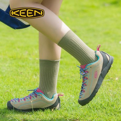KEEN女鞋 Keen Jasper Rocks 日本山系戶外鞋 Keen休閒鞋 流行鞋 復古運動鞋 護趾款 麂皮革製