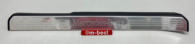 BENZ W221 2006- 戶定踏板 白鐵飾板 (左前門.駕駛座)(日本外匯拆車品) 2216800135
