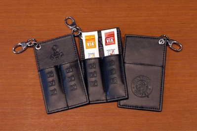 全新 ** Sophnet x Starbucks ** 星巴克 日本限定 完售款 聯名款 黑色 皮卡套 悠遊卡套 証件套 即溶咖啡