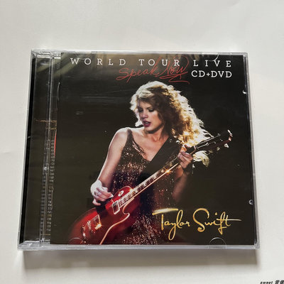 CD 泰勒 霉霉 Taylor Swift Speak Now - World  CD+DVD 現場專輯 cd碟片正版