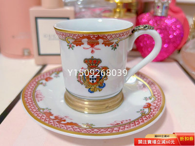拍賣競下的835銀M一世女王款瓷器咖啡杯碟。 古董 老貨 收藏 【聚寶軒】-633