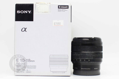 【高雄青蘋果3C】Sony E 10-18mm F4 OSS SEL1018 二手鏡頭#89258