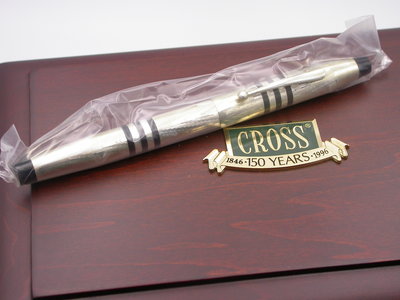 美國製CROSS高仕150周年紀念純銀套筆0034號.鋼筆.原子筆.鉛筆.