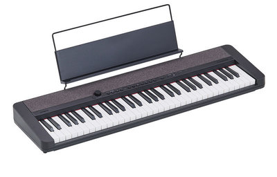 【河堤樂器】卡西歐電子琴 CASIO CT-S1 61鍵 電子琴 黑色 鋼琴初學者替代用琴 加贈台製琴架＋台製延音踏板