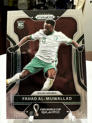 Fahad Al-Muwallad #213 世足 帕尼尼 2022 World Cup Prizm Panini 卡達 世界盃 沙烏地阿拉伯