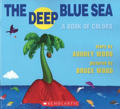 ＊小貝比的家＊THE DEEP BLUE SEA BOOK OF COLORS/平裝/基礎認知/3~6歲/海洋教育