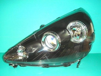 》傑暘國際車身部品《 HONDA FIT JAZZ黑框魚眼大燈.紅白晶鑽LED尾燈.