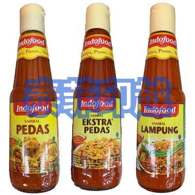{泰菲印越} 印尼 indofood  pedas lampung 辣椒醬 335ml