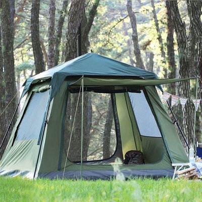 韓國ROTICAMP四季帳篷戶外便攜式折疊野外露營裝備全自動加厚防雨~特價-頑皮小老闆