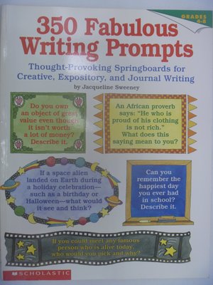 【月界】350 Fabulous Writing Prompts_Jacqueli Sweeney　〖少年童書〗CER