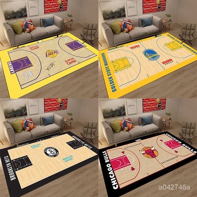 床邊電競椅籃球地墊宿捨個性籃球場電腦主題地毯寢室NBA客廳臥室【價錢詳談】