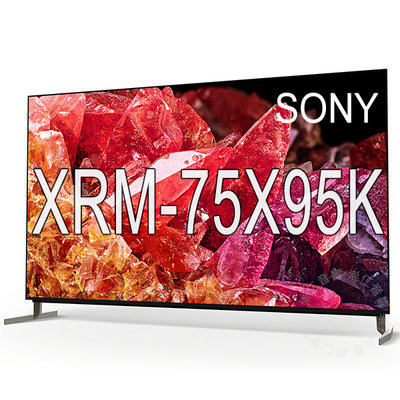 台中『崇仁視聽音響』SONY XRM-75X95K - Mini LED  4K XR 120Hz HDMI 2.1
