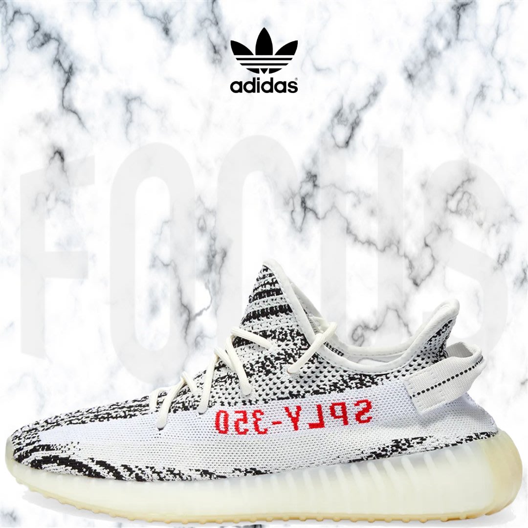 FOCUS】全新ADIDAS YEEZY BOOST 350 V2 ZEBRA 白斑馬編織男女鞋CP9654