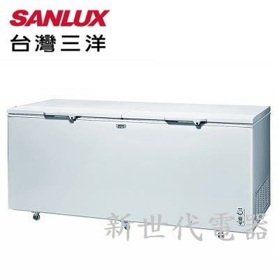 **新世代電器**請先詢價 SANLUX台灣三洋 616公升上掀式冷凍櫃 SCF-616G
