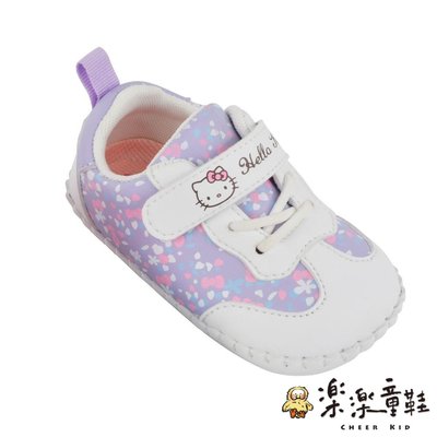【樂樂童鞋】三麗鷗HelloKitty軟底學步鞋-紫色 另有粉色可選 K086-2 - 三麗鷗 HelloKitty