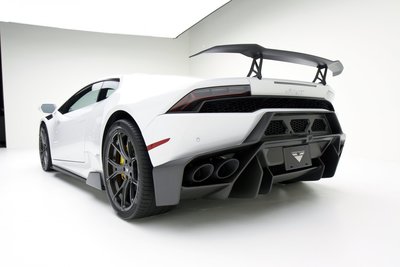【耀天國際】Lamborghini LP610 LP580  V款 抽真空 碳纖維 尾翼