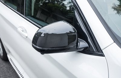 現貨熱銷-【易車汽配】寳馬 BMW 18-20年 G01 X3 後視鏡蓋 後視鏡殼 後視鏡罩 後視鏡保護蓋 碳纖維紋