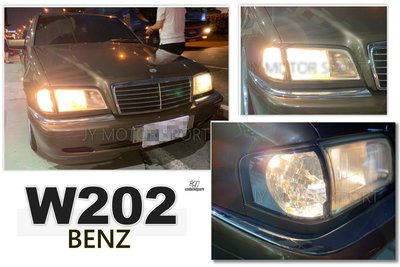 小傑車燈精品--全新 賓士 BENZ W202 c202 c180 c240 c280 晶鑽 角燈 兩顆一組