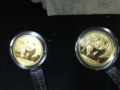 熊貓金幣2012年全新全套含證！2012年熊貓金幣套裝 5枚 帶證盒 純金999 熊貓紀念幣