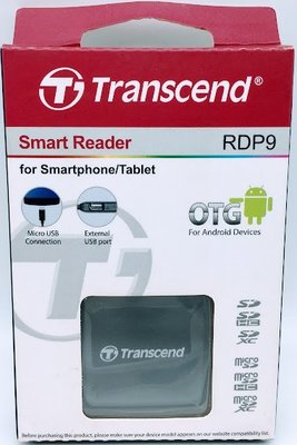 Transcend  P9 Smart Reader RDP9 OTG 讀卡機 USB2.0 適用 Smartphone