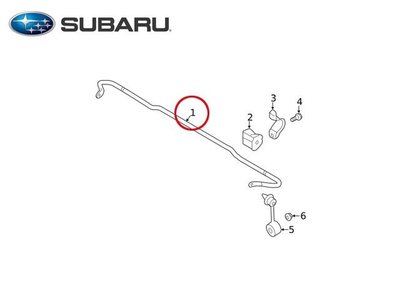 【Power Parts】SUBARU 原廠後防傾桿 FORESTER XT 2013-