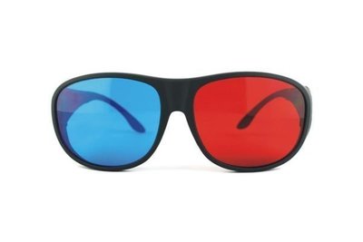 《YM3C》NVIDIA 3D VISION 紅藍立體眼鏡 近視 / 非近視通用款 送電影 遊戲(BT種子)