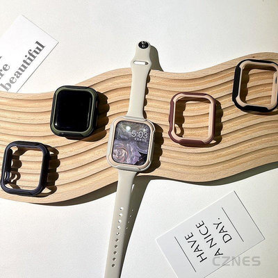 【熱賣精選】Apple Watch 雙色防撞保護殼 S8 S7 6 5 SE 防摔錶殼 41mm 45mm 40mm 44m
