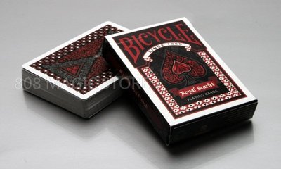 [808 MAGIC]魔術道具  Bicycle Royal Scarlet Playing Cards