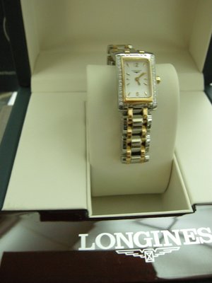 LONGINES 浪琴 女粧18K玫瑰金/ 原鑲鑽 最新時尚錶款 全新展示品