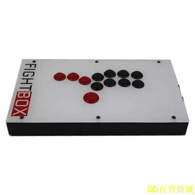 CiCi百貨商城Fightbox F1 Arcade 操縱桿所有按鈕 Hitbox 風格格鬥盒搖桿遊戲控制器適用於 PS4/PS3/PC