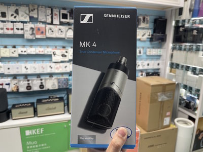 禾豐音響 【現貨】公司貨 唱歌 SENNHEISER MK 4 電容 心形 錄音 XLR 麥克風 錄音室 人聲 樂器