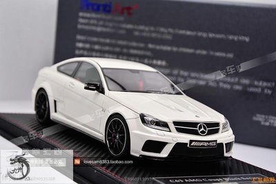 FrontiArt 1:18 Mercedes-Benz 梅賽德斯賓士 C63  AMG 白色 模型半米潮殼直購