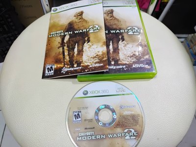 收藏品絕版經典遊戲xbox360 Call of Duty Modern Warfare2 決勝時刻2現代戰爭 環刮書房