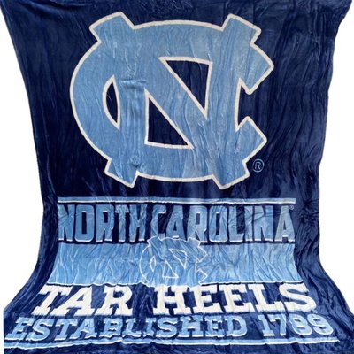 [現貨]NCAA大學球隊空調毯 UNC北卡大Tar Heels喬丹MJ母校美式毛毯午睡交換生日禮品
