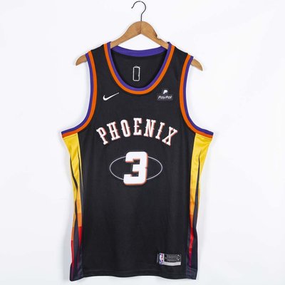 NBA籃球運動球衣 鳳凰城太陽隊 時尚版 paul 3號 booker 1號