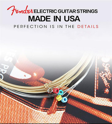 琴弦美產正品芬達Fender 60L民謠木吉他琴弦一套六根012-053磷銅弦線