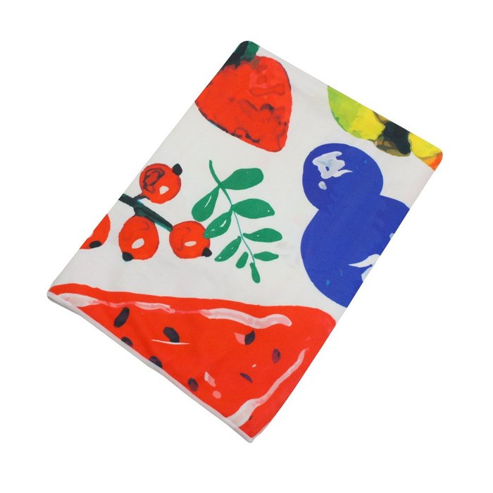 【TELITA】超細纖維日系和風海灘巾-彩繪水果 免運