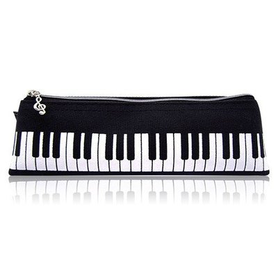 【愛樂城堡】音樂文具=鋼琴鍵盤三角筆袋~台灣製造