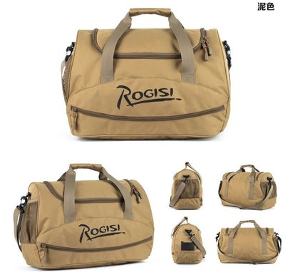 ROGISI軍用側背包 肩背包 後背包 大容量 搬家 出國 戶外 露營 登山 行軍旅行袋箱 電腦書包 R-S-222 泥