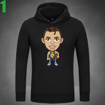 【史蒂芬·柯瑞 Stephen Curry】連帽厚絨長袖NBA籃球運動T恤(5種顏色) 新款上市購買多件多優惠【賣場一】