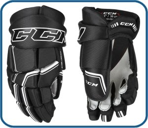 CCM QLT250曲棍球手套 比基本款4R高級 JR尺寸 手掌背部裡面有內插PE塑膠防護片 掌皮等級更高